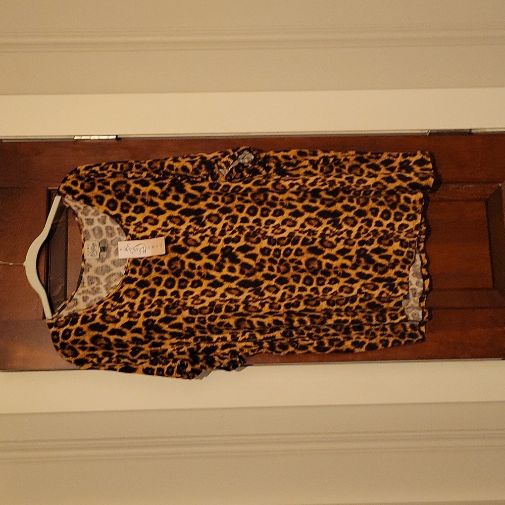 Leopard print blouse
